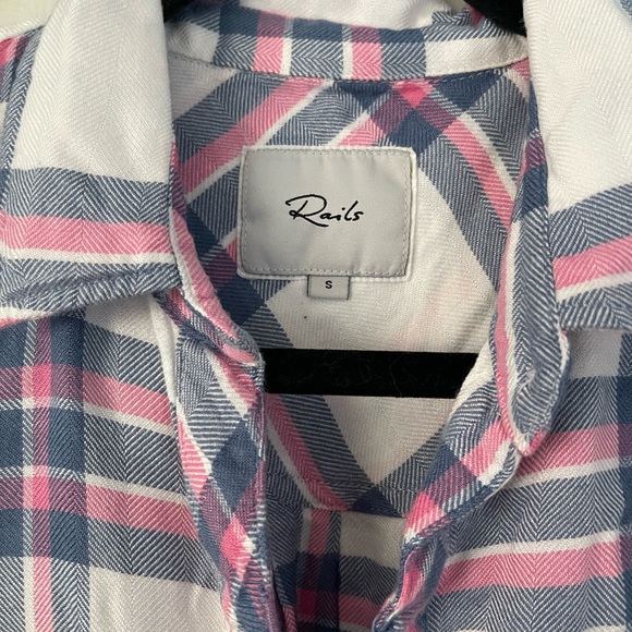 Rails Pink and Blue Plaid Shirt - Picture 4 of 5